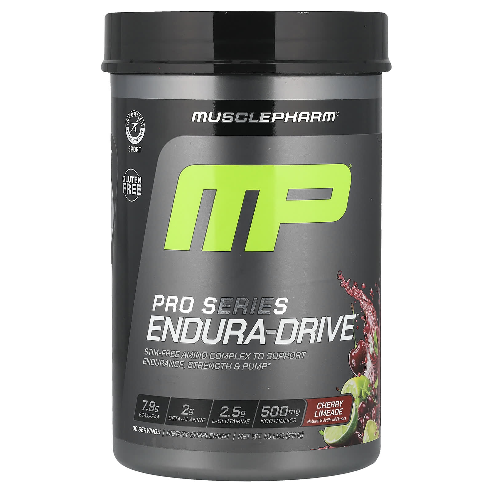 

MusclePharm, Pro Series, Endura-Drive™, Cherry Limeade, 711g (1.6lb)