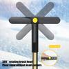 Extendable Car Snow Brush Ice Scraper Heavy-duty Snow Shovel with EVA Grip Snow Removal Tool for Windshield