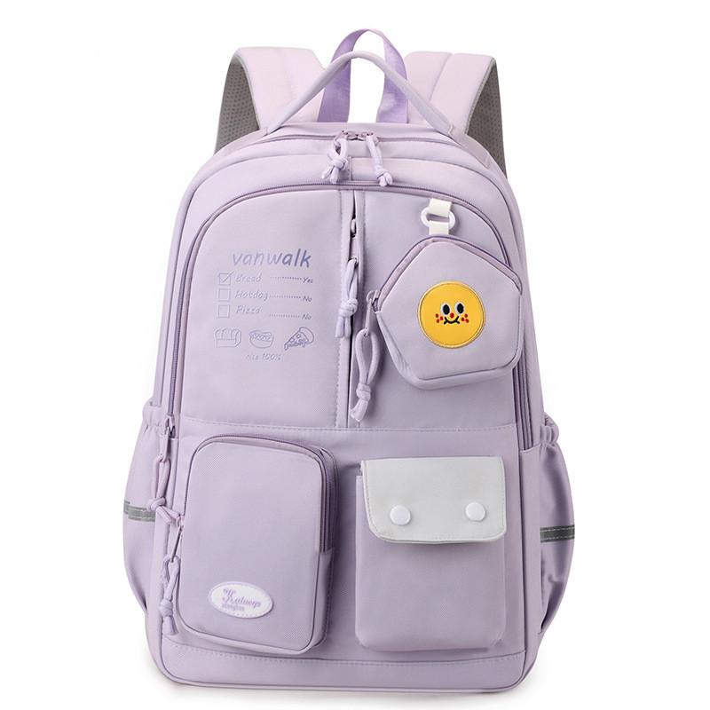 Versatile Nylon Backpack For School And Travel Ideal For Students With Trendy Colors