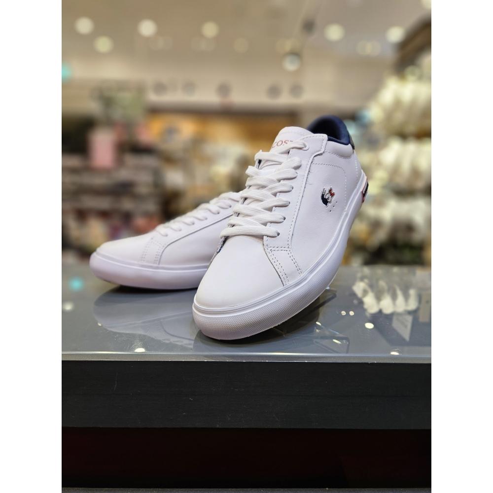 

Lacoste Мужские кроссовки Power Coat POWERCOURT TRI 1 7 43SMA0034 WHT NVY RED