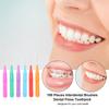 60PCS Interdental Brushes Dental Floss Toothpick Orthodontic Braces Brush Tooth Cleaning Tool Oral Care
