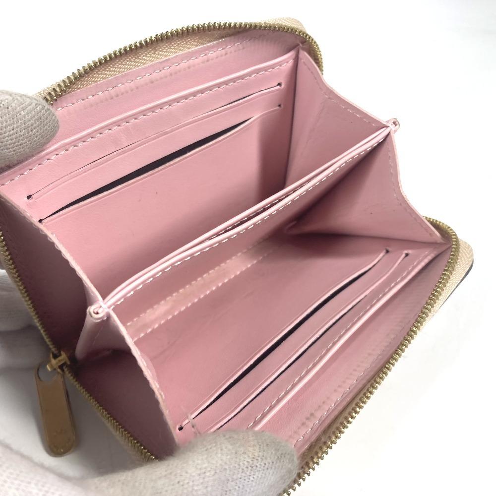 Louis Vuitton M58066  MonogramVernisRayures zip-around coin purse Wallet case