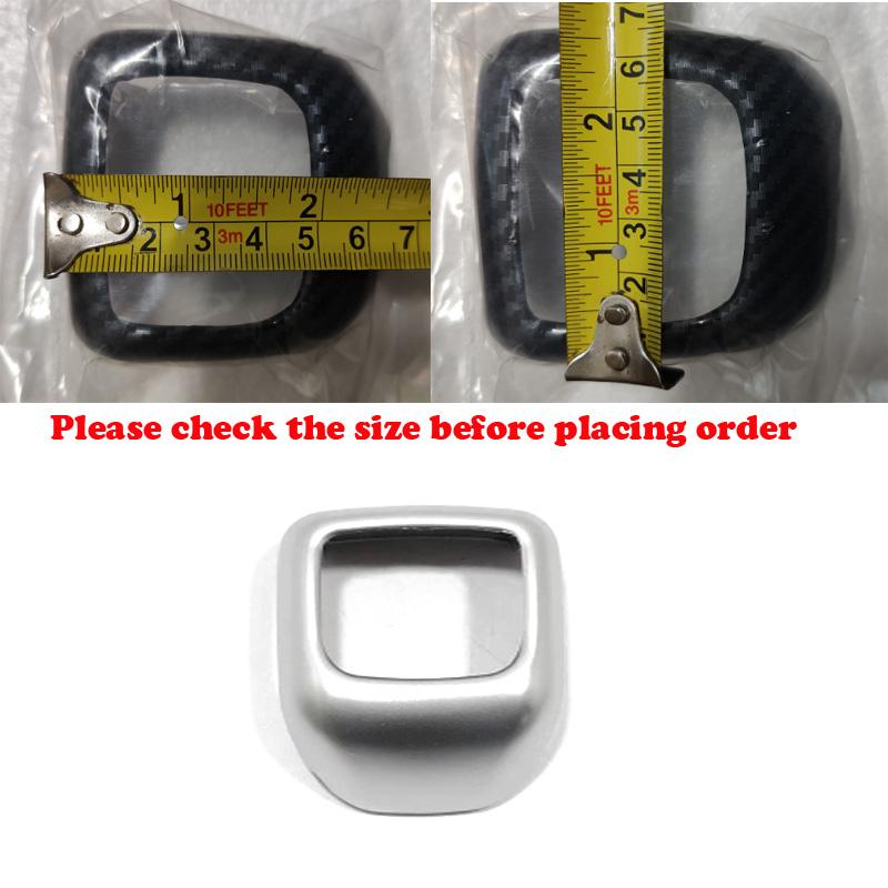 For Nissan Qashqai J12  X-Trail Rogue T33    ABS wood  Inner Gear Head Knob Shift Cover Trim Decoration accessories ABS matte