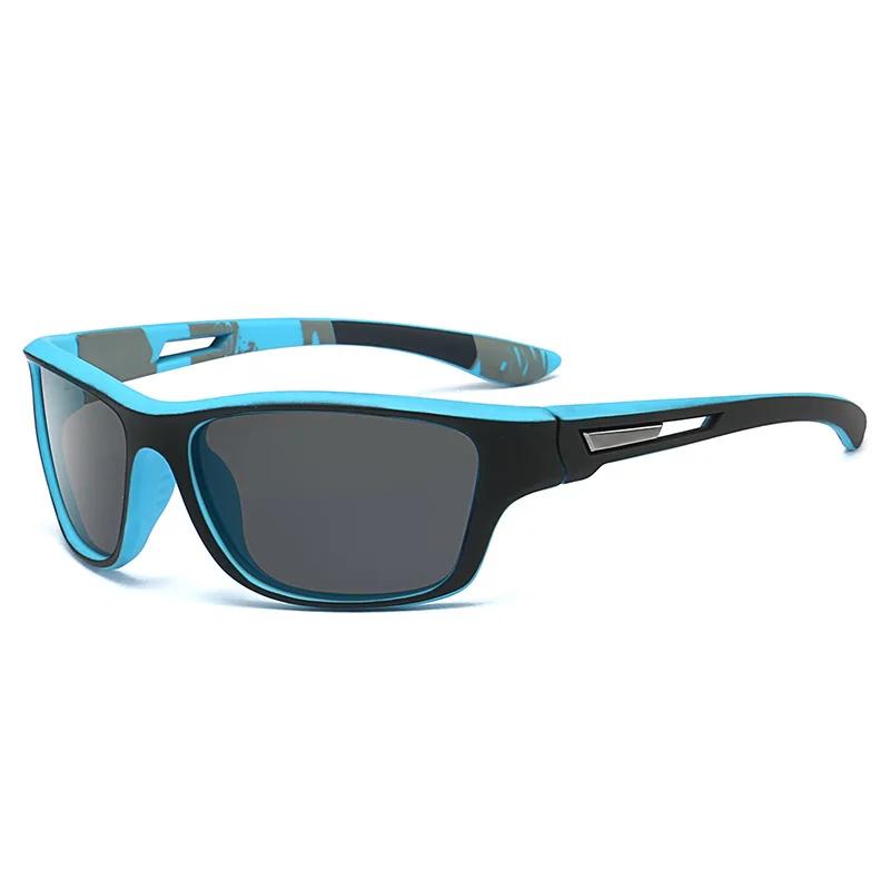 Men's Polarized Sport Sunglasses with Rope Fashion Ultralight Colorful Film Sunglasses Outdor Dust-proof Cycling Sunglasses