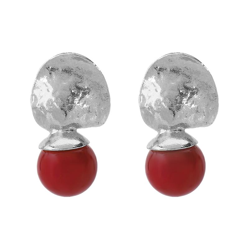 2026 Nieuwe Mode Klassieke Geometrische Onregelmatige Statement Oorbellen Voor Vrouwen Vintage Etnische Rode Kralen Oorbellen Sieraden Cadeau