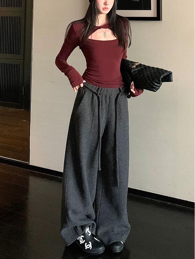 Флис «Король Машины Сердца»: Базовая топ-водолазка RO с вырезами, скрученный, деконструированный, с длинным рукавом Medium