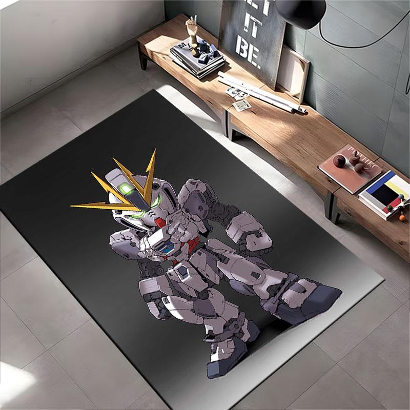 Robot Warrior Anime Design suitable as a non-slip mat for the living room or bedroom sofa