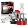Perrace D2S LED Compatible with Instant Super Adjustable Headlight Vehicle Inspection OEM Fan Pack of 2 Headlights, 12V/24V Vehicles, Installation,