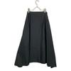 MADISON BLUE MB191-6028 Black Cotton Linen Flared Long Skirt Skirt XS blackUsed