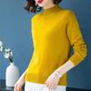 Cashmere Sweaters for Women Loose Solid Color Autumn Winter Spring Wool Warm Woman Pullover Casual Long Sleeve Half Turtleneck Knit Sweater