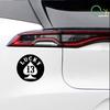 Four-leaf Clover Lucky LUCKY Car Side Window Glass Body Sticker Interior Cover Scratch Reflective Sticker