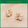 Blumenlegierung Ohrring-Set mit Zirkonia für Damen Elegante Geschenkideen
