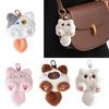 Cuddly Cat Plush Keychain Plush Cartoon Animal Ornament For Teens Girls Backpack Jewelry Decoration
