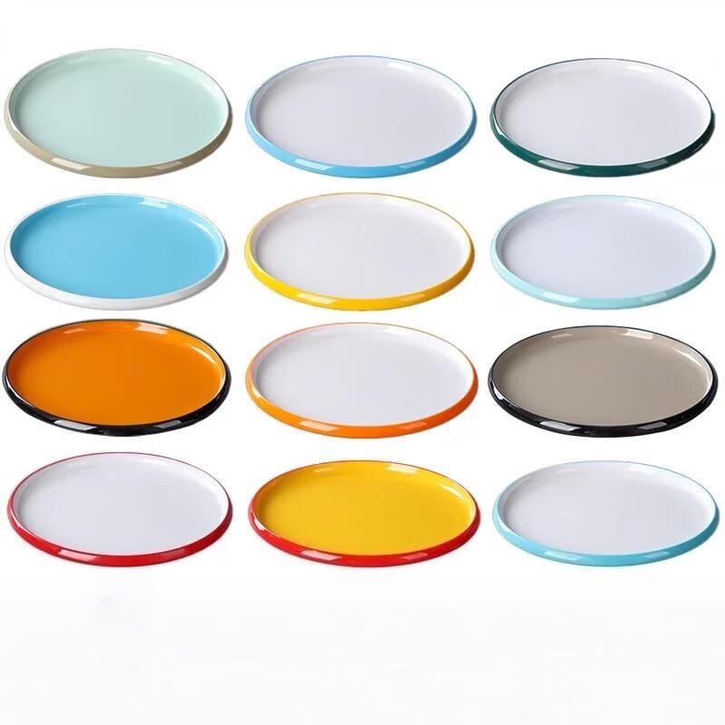 Debo Round Melamine Buffet Cold Dish Plate