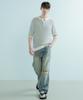 LOGSTORE Dant Henley Neck Short Sleeve Knit