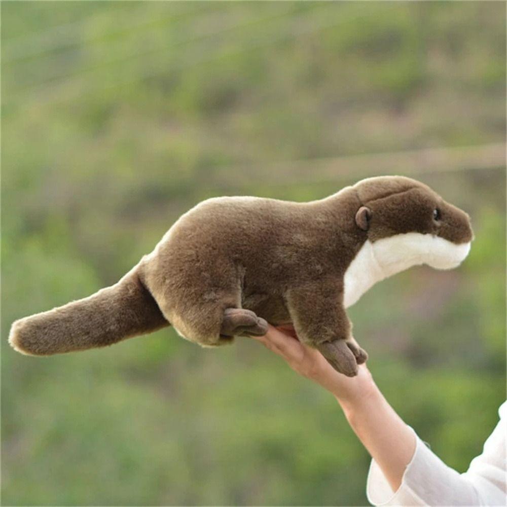 Lifelike Animal Plush Toy Soft Otter Plush Toy Simulation Otter Stuffed Animal Otter Stuffed Dolls