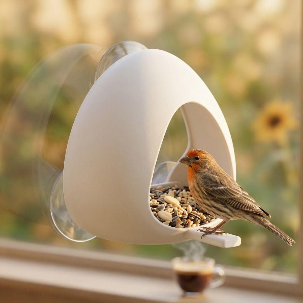 Detachable Hummingbird Feeder Suction Cup Bird Feeding Station Window Bird Feeder Balcony Windows