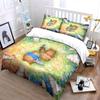 Cartoon Animal Design Bedding Set Bedding Set with 1 Duvet Cover 2 Pillowcases Single Double King Queen, Gift