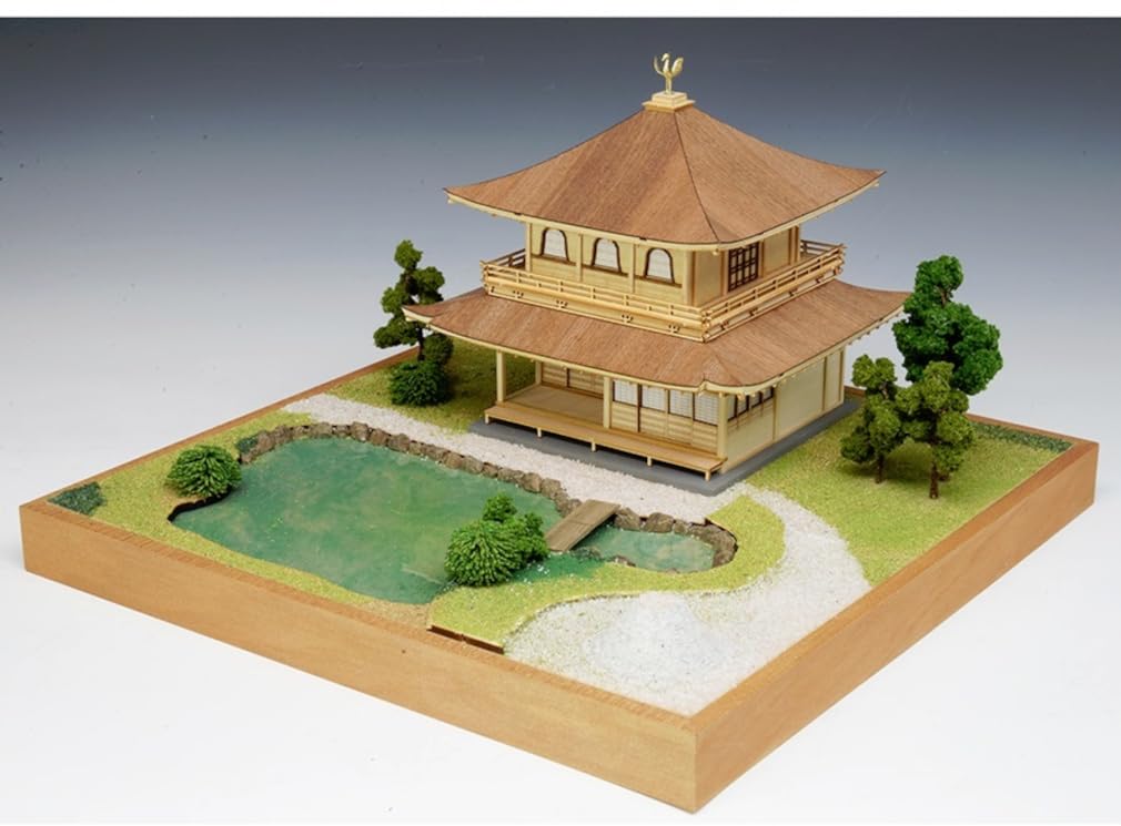 Woody Joe Temple Ginkakuji Wooden Model Assembly Kit 1/75 Jisho-ji (Building)