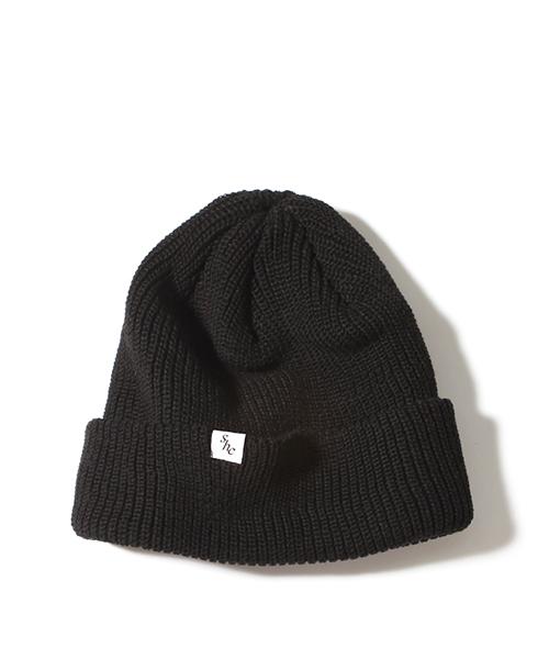 SUNDAY HOBBY CLUB Sunday Basic Short Beanie - Black