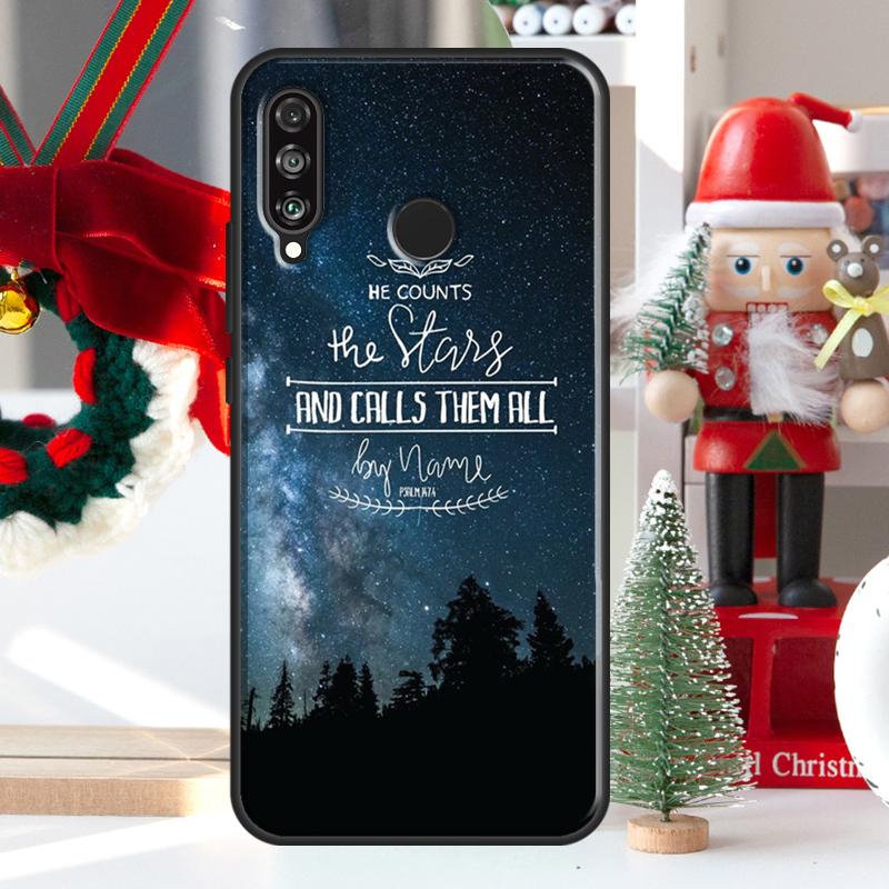 Christ Jesus Bible Verse Cross For Huawei Nova 9 10 SE 11 Pro Y60 Y70 Y90 Y61 Y91 Y72 Y73 12i 11i 8i P20 P30 P40 Lite Case