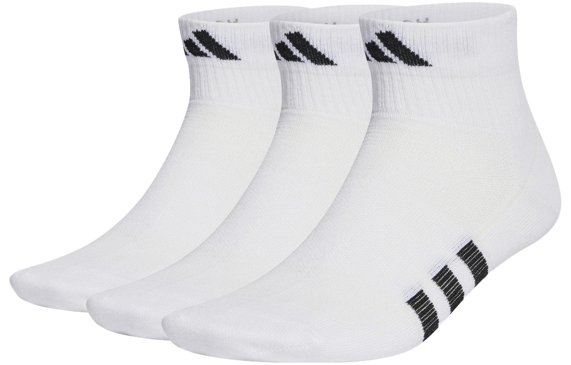 Adidas Short Ankle Socks Unisex 3 Pack White HT3445 S