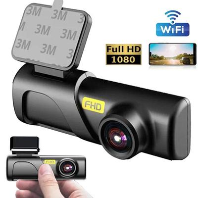 WiFi Auto DVR Prepojenie mobilného telefónu Záznamník jazdy 24-hodinové monitorovanie s jedným objektívom s vysokým rozlíšením nočné videnie