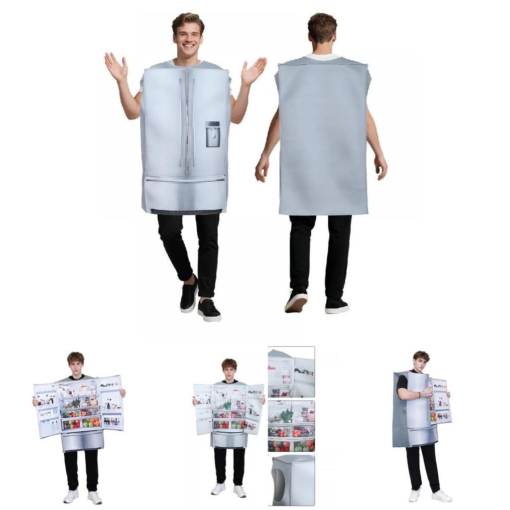 Fantasy Cosplay Refrigerator Costume For Gaming Anime Role Play Creative Dress