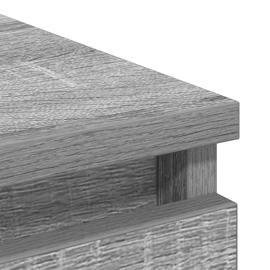 Sideboard Gray Sonoma 80x35x76 cm Particleboard