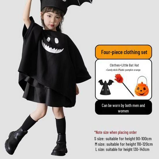 Junran Halloween Kinder Geisterkostüm Umhang und Cape für Jungen und Mädchen