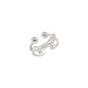 Smiley Adjustable Open Ring for Women - Trendy Niche Design, Perfect for Index Finger.