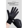 Men's Waterproof Touch Screen Cycling Gloves Winter Windproof Outdoor Motorcycle Ski Bike Warm Gloves for Riding And Scooter