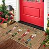 Nutcracker Printed Door Mat Carpet Entrance Hallway Anti-slip Door Mat for Indoor Outdoor Christmas Floor Mat Home Decoration