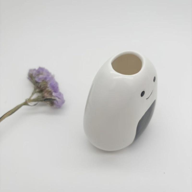 Ceramic Buds Vases Small Rustics Flower Vases Diffuser Bottle Farmhouses Vases for Buds Hydroponics Plant Centerpieces