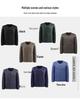 Men's Lightweight Collarless Down Jacket - Autumn/Winter, Plus Size Round Neck White Duck Coat