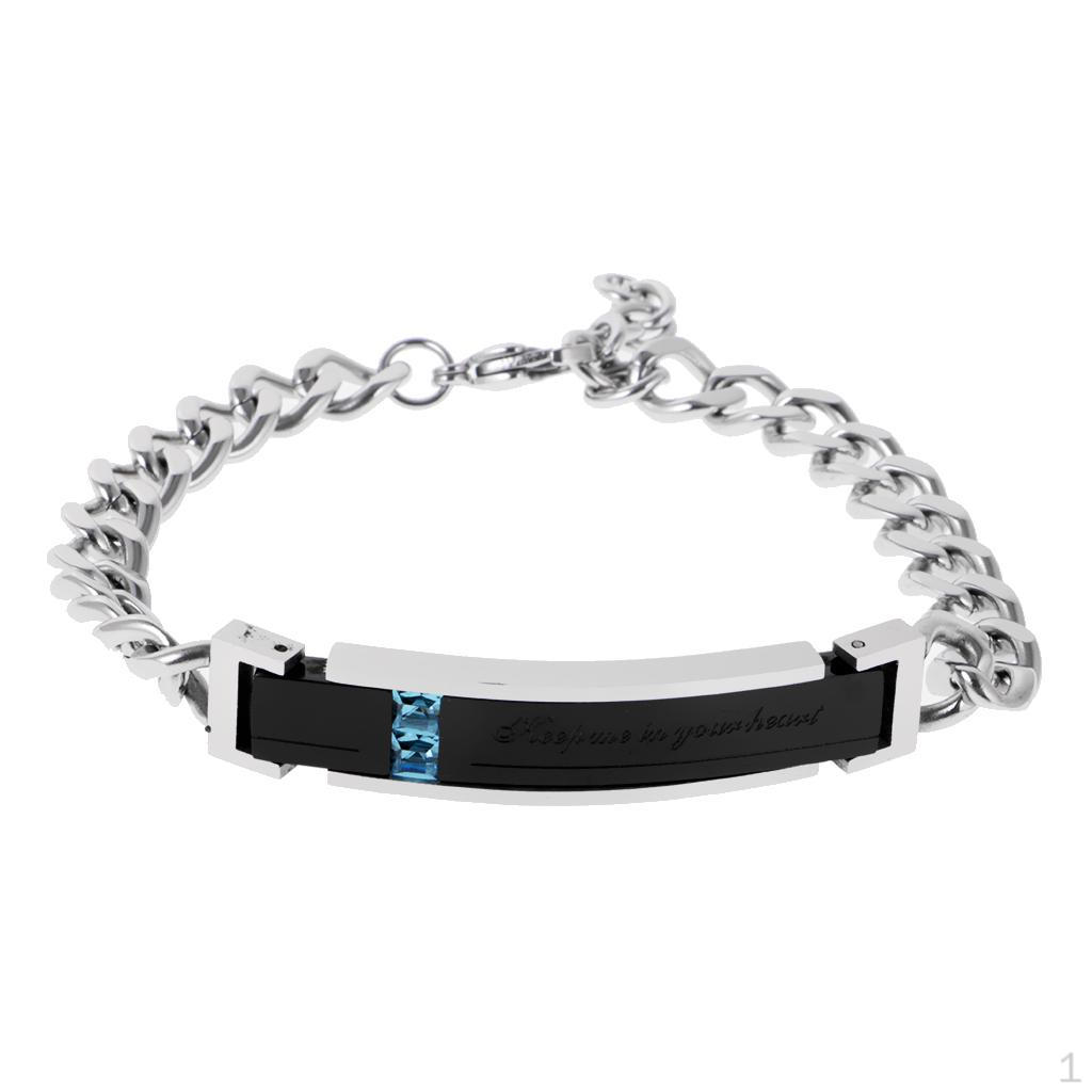 " In Your Heart" 316L Stainless Steel Couple Bracelet Bangle