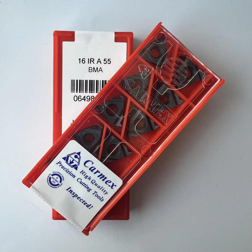 Original / 16IRA55 BMA / Industrial indexable Carbide Inserts 10 Pcs