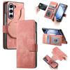 Case for Samsung Z Fold 7 6 5 4 3 Magnetic 2-in-1 Flip Cover with Card Slot and Drop Protection Tough Case Shock Proof Plain