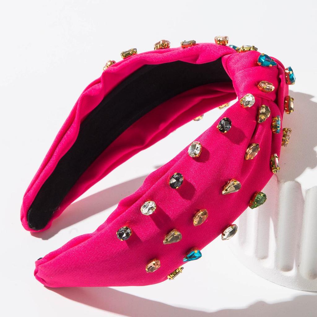 Heming Baroque Retro Wide-Edge Exaggerated Skull Top Headband
