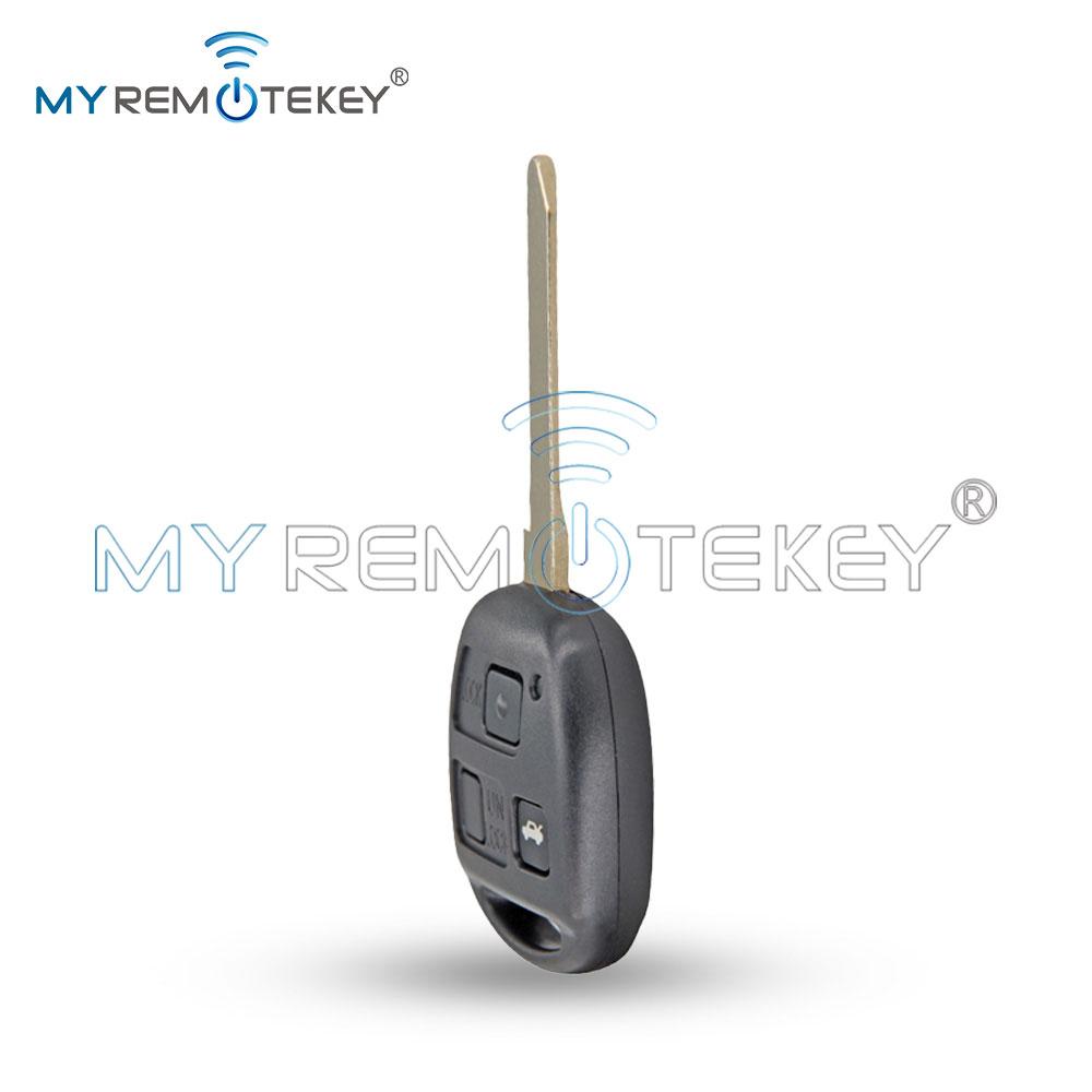 MYREMOTEKEY DENSO Car Remote Key Fob Control 736670-A TOY47 304/315/434 Mhz 3 Button PN 89071-05010 for Toyota Avensis 2004-2009