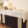 Dustproof Lace Tablecloth Openwork Design Square Tablecloth Retro Tea Table Cloth  Wedding Party