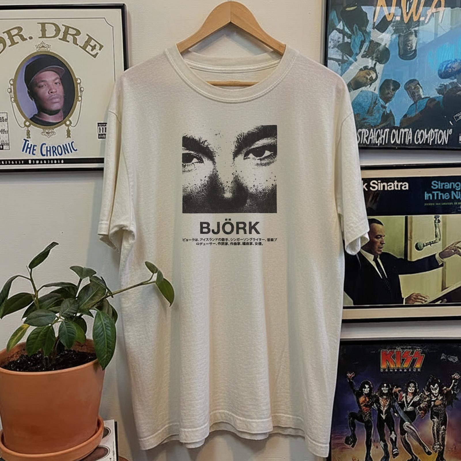 90s Bjork Promo T-Shirt White S XL