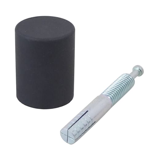 

New Hikari Point Door Stop for Concrete Floors, Black [Product Number: SH-TP45C-B]