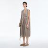 JNBY V-Neck Sleeveless A-Line Cotton Dress