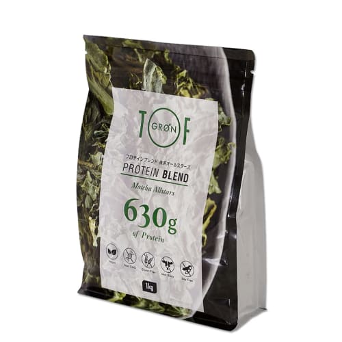 

GRON Pea Protein with Superfoods, Made in Japan, Additive-Free, Vegan, Gluten-Free (Matcha All-Stars, 1kg)