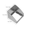 Waterproof Stainless Steel Socket Protector Durable Wall Socket Cover Case for Outdoor Household Kitchen Bathroom Office