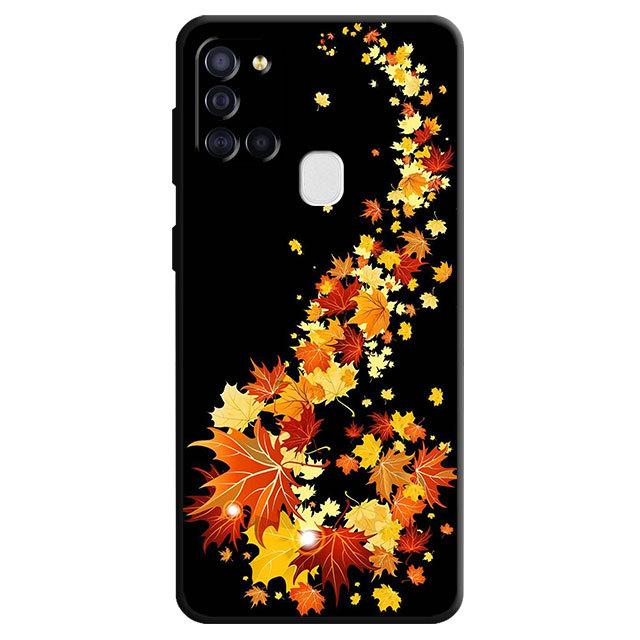 

Чехол для Samsung Galaxy M30s M22 M32 5g M31 M13 M51 M33 M23 M52 M12, осенние листья, осень, лиса, тыква, великолепный чехол на Хэллоуин Samsung M21