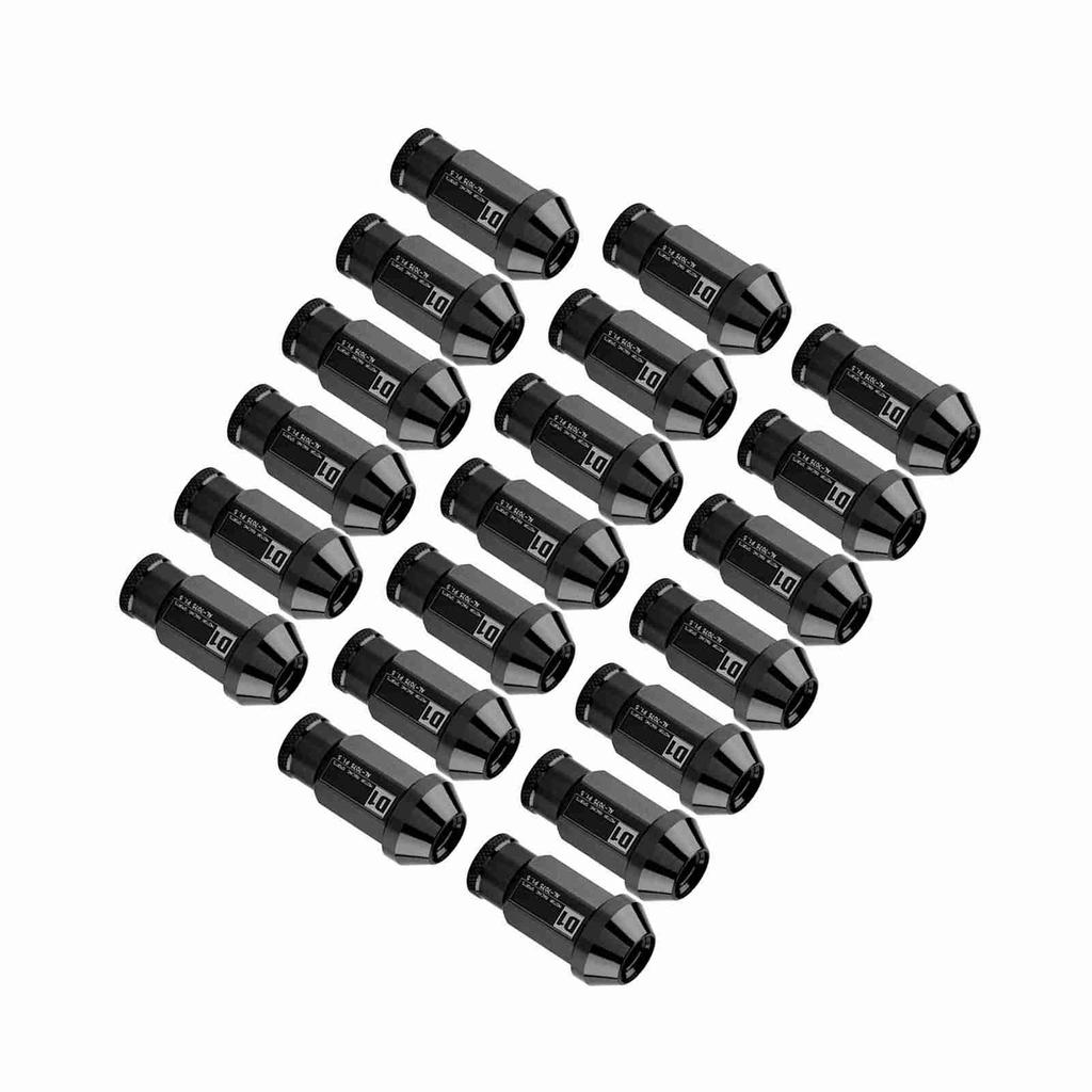 Autoreifenschraube Rennrad Aluminiummutter M12X1.5 (Schwarz)