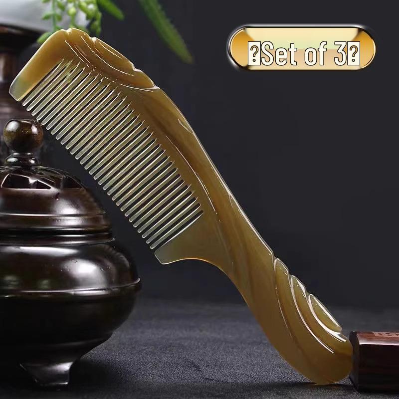 Thickened Ox Tendon Massage Comb for Long, Curly Hair - Durable and Special for Hairdressing