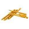 6Pcs Masonry Drill Bits Set Golden Carbon Steel YG6 Alloy Glass Drills Bit 14in Hex Shank